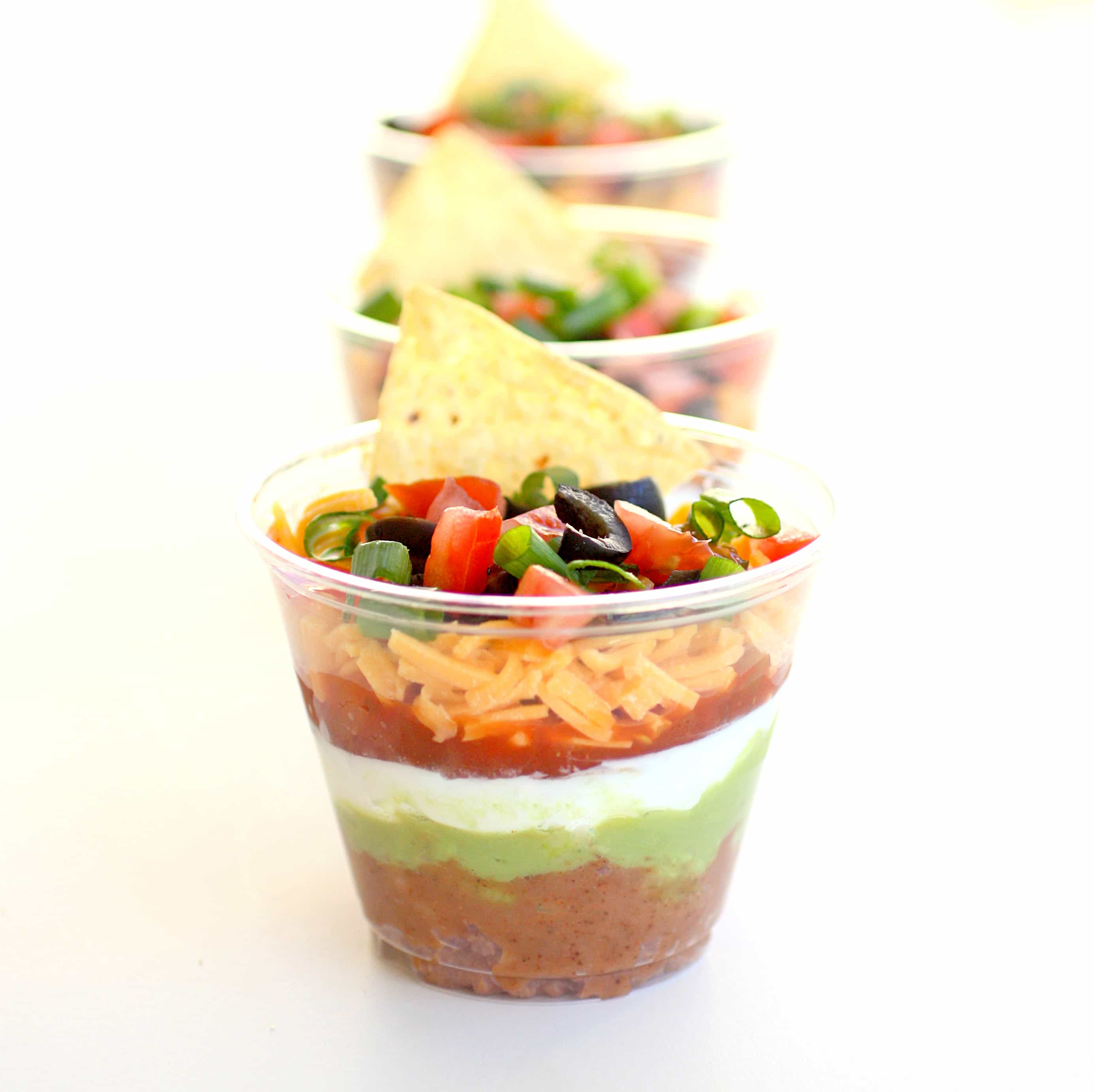 tumblers mexican Seven Dips Individual Layer