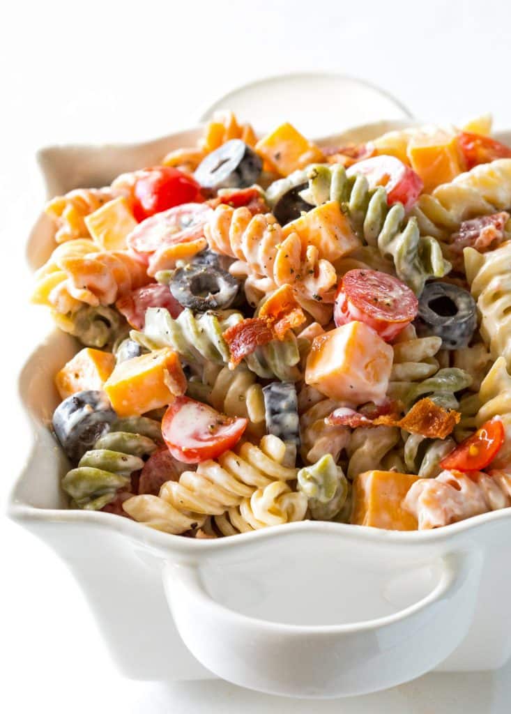 Bacon Ranch Pasta Salad The Girl Who Ate Everything