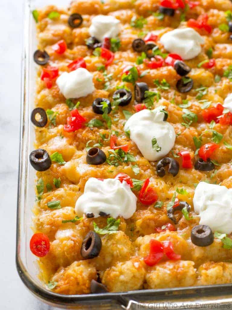 Tater Taco Casserole - The Girl Who Ate Everything