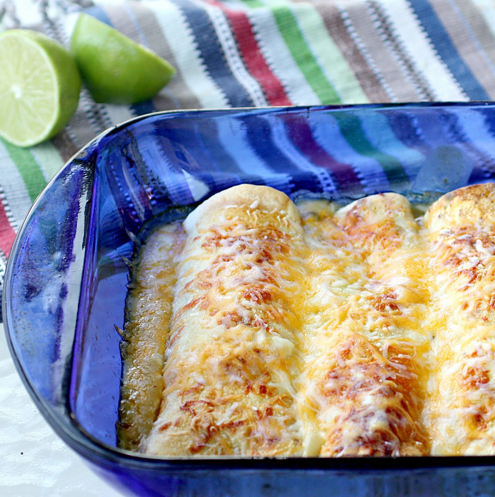 Honey Lime Chicken Enchiladas