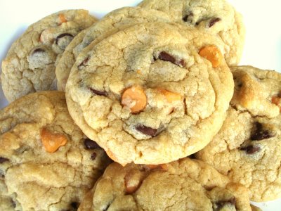 chocolate chip cookies and butterscotch