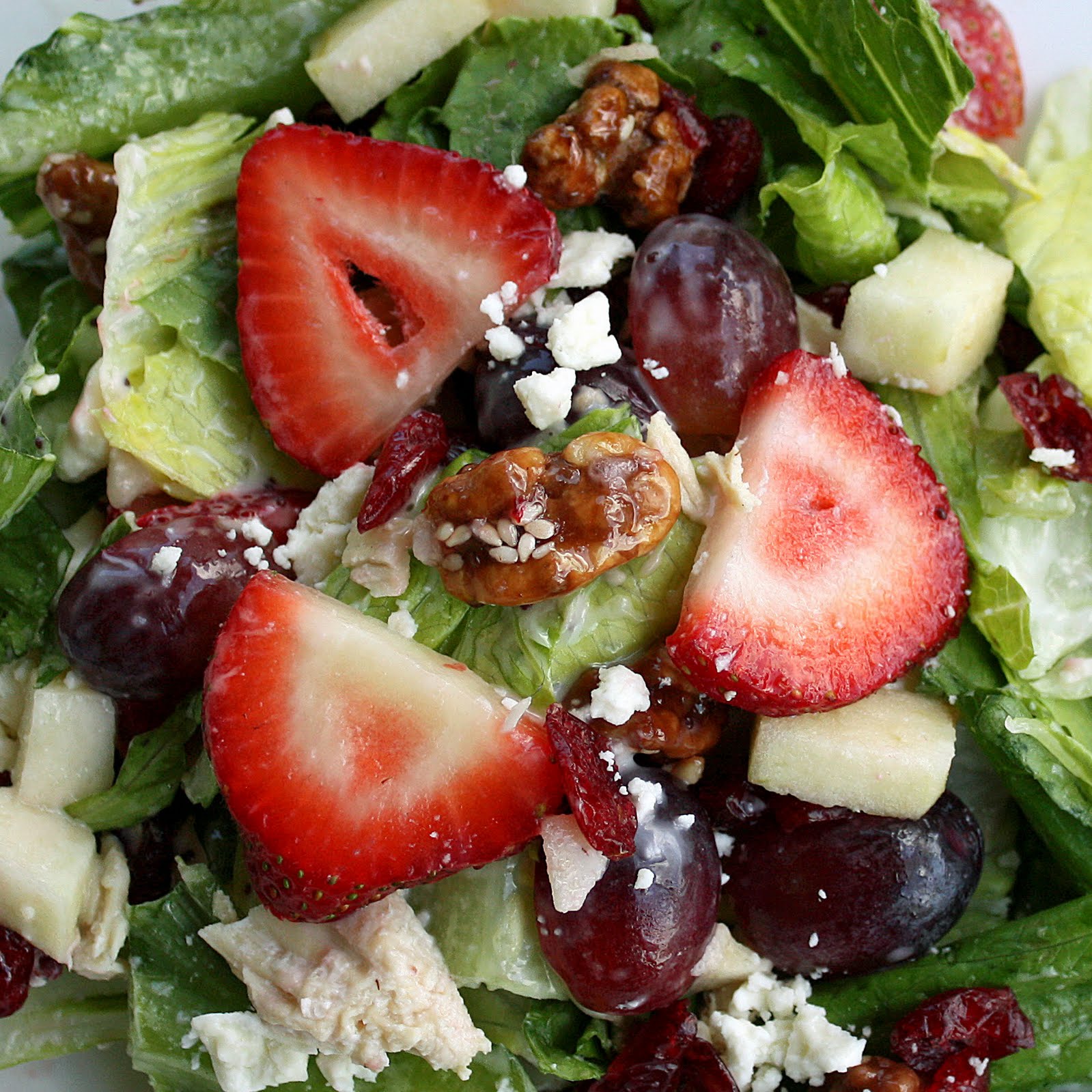 Chick Food...Fruit and Nut Salad - The Girl Who Ate Everything