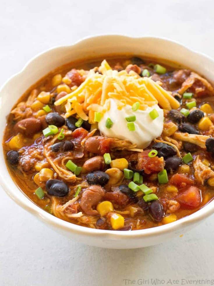 Chicken Taco Soup Recipe The Girl Who Ate Everything