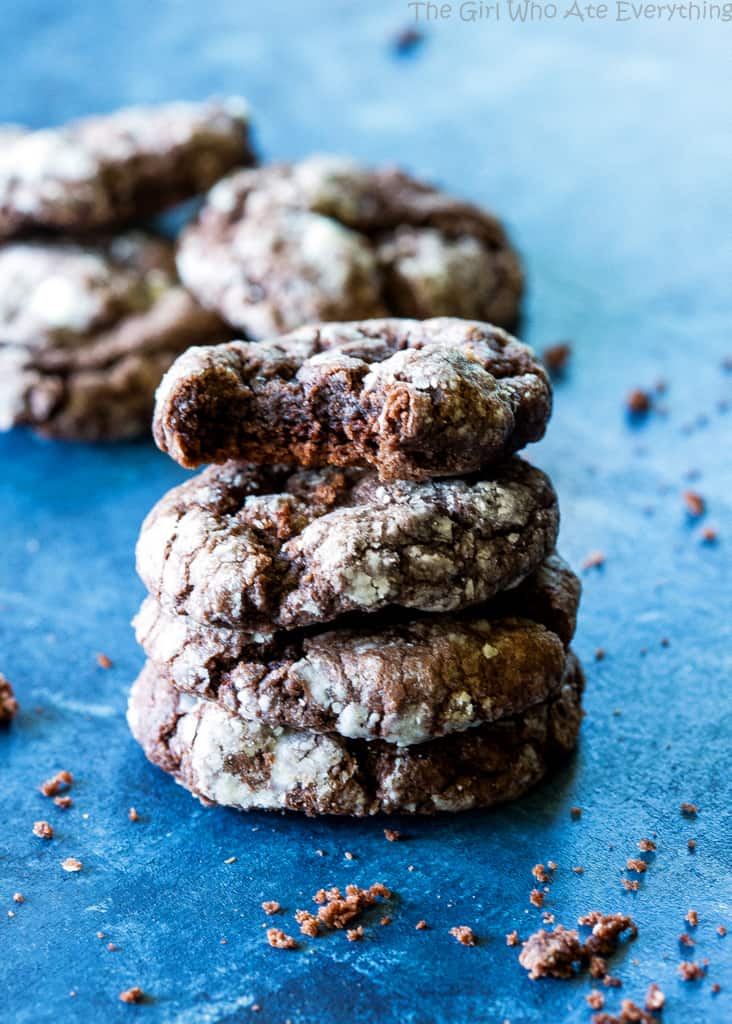 Chocolate Ooey Gooey Butter Cookies - so easy and so good.