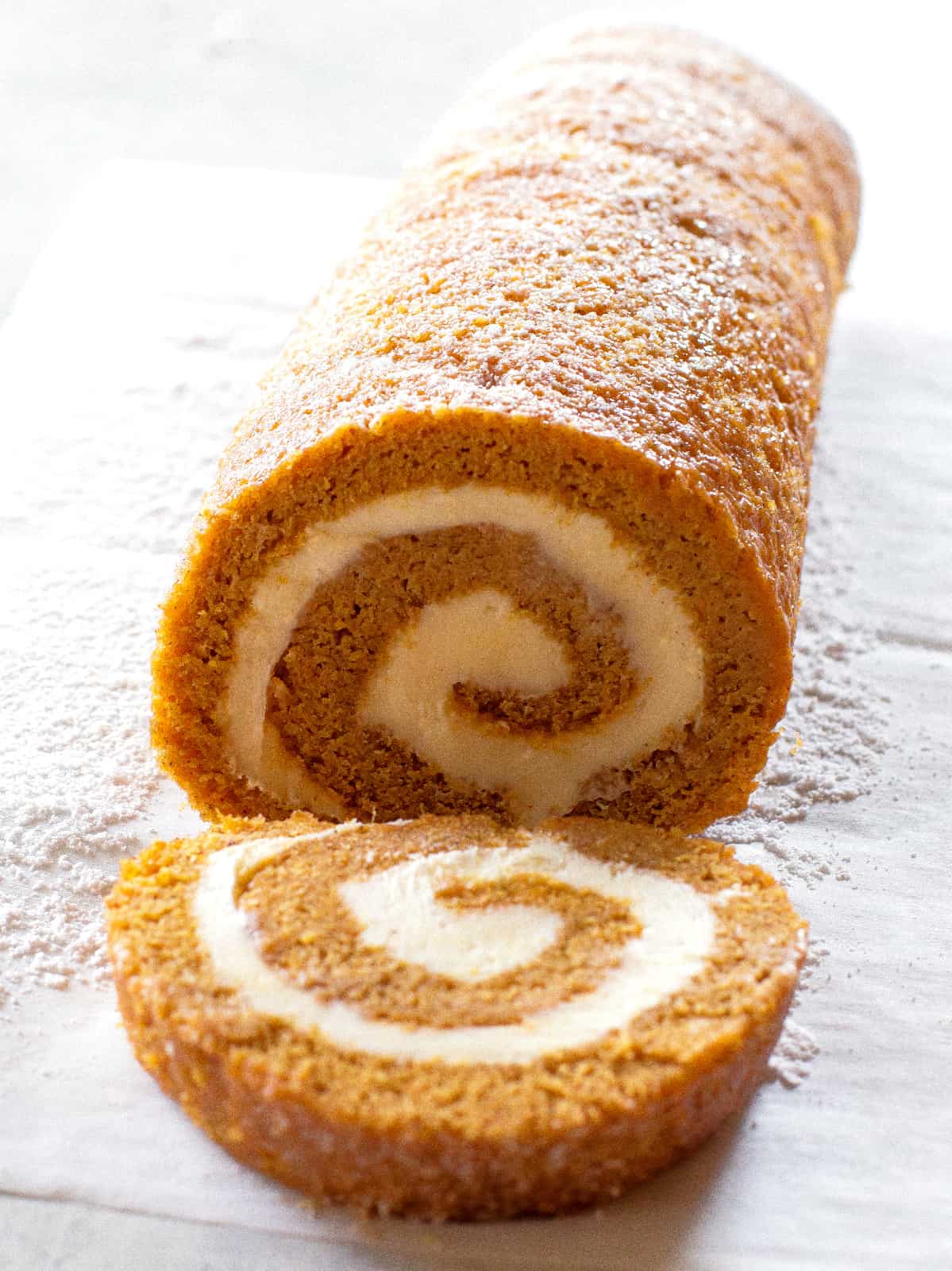 The Best Pumpkin Roll Recipe (+VIDEO) - The Girl Who Ate Everything