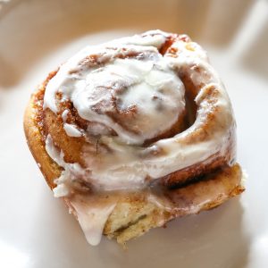 Cinnabon Cinnamon Rolls Copycat - one of my favorite recipes of all time! I could eat a whole pan. the-girl-who-ate-everything.com