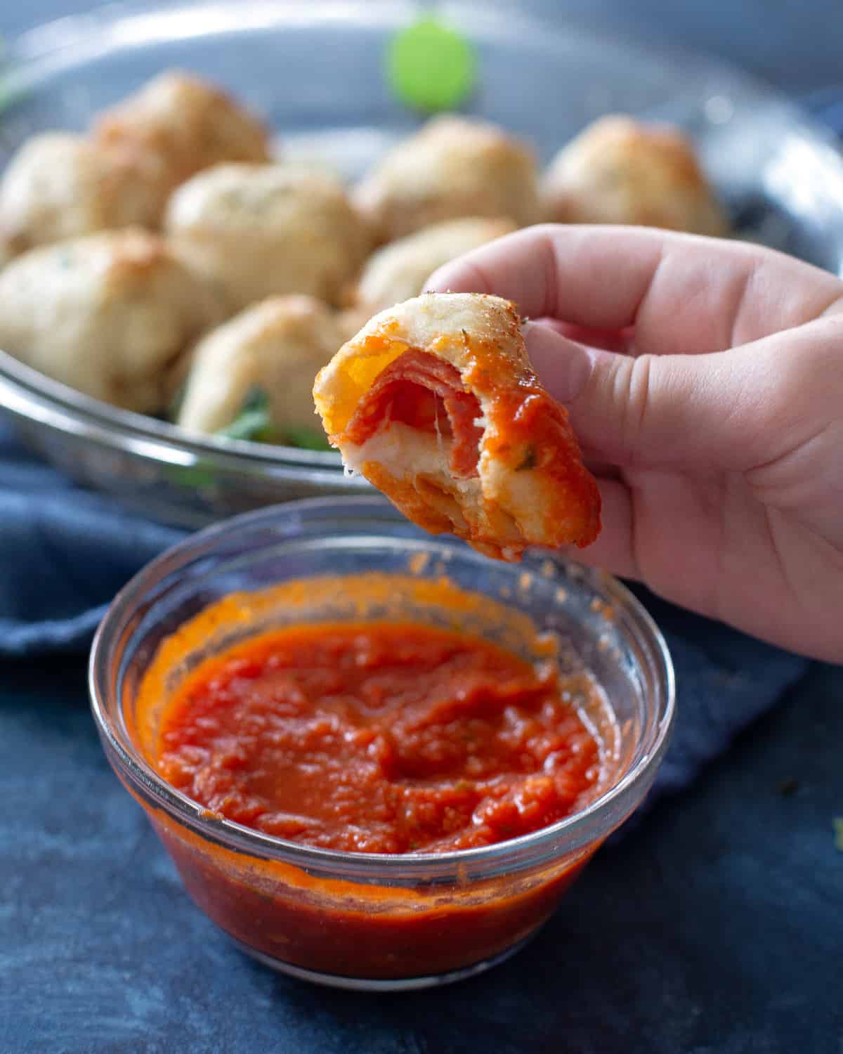 pizza roll with bite out of it