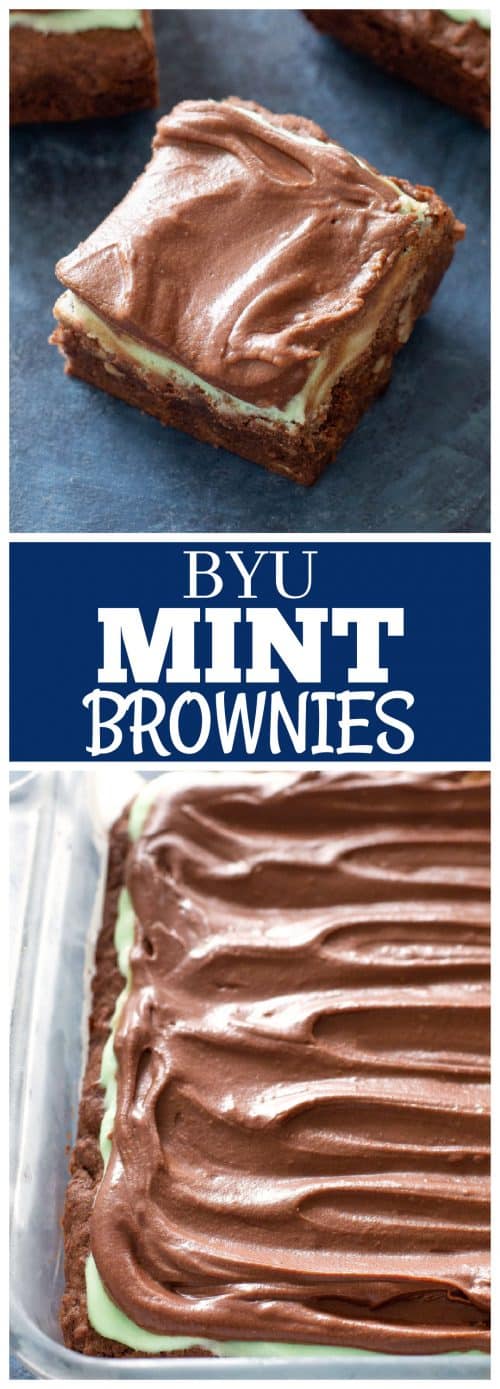 BYU Mint Brownies The Girl Who Ate Everything
