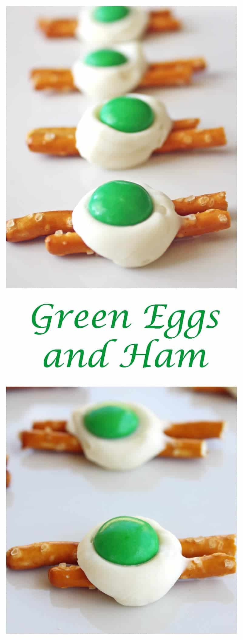 Green Eggs and Ham - great for Dr. Seuss themed school parties. #drseuss #preschool #treats #greeneggsandham
