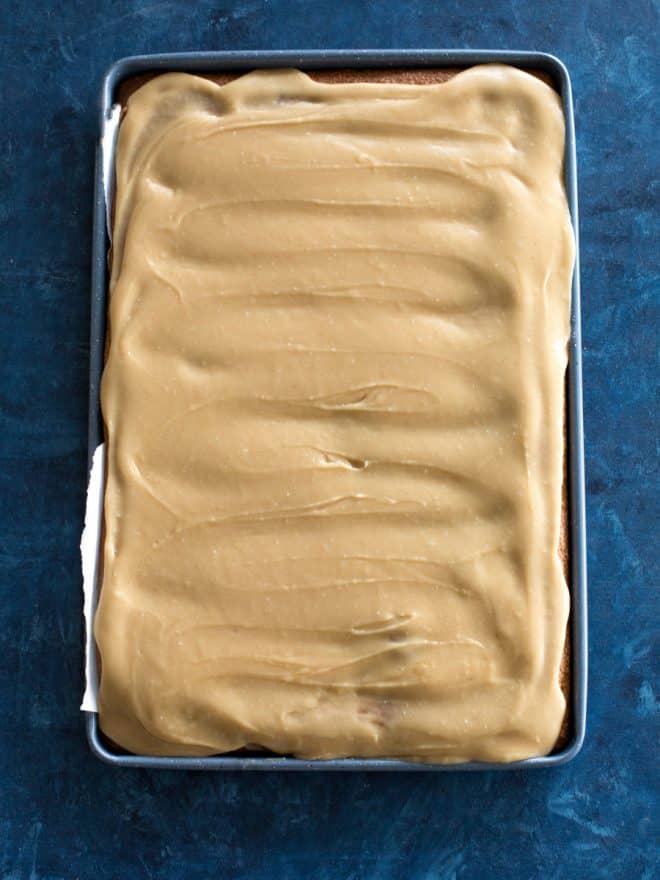 Peanut butter sheet cake