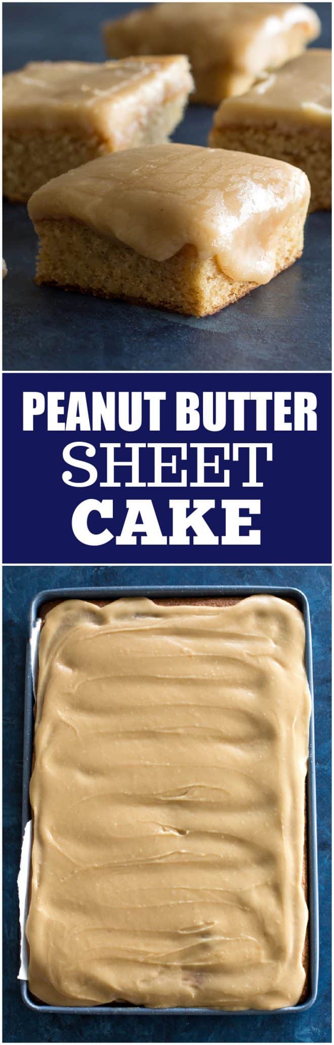 Peanut butter sheet cake