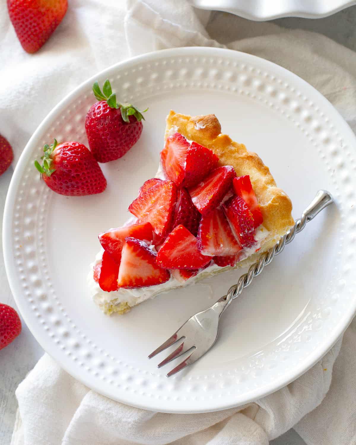 Strawberry Cream Puff Cake