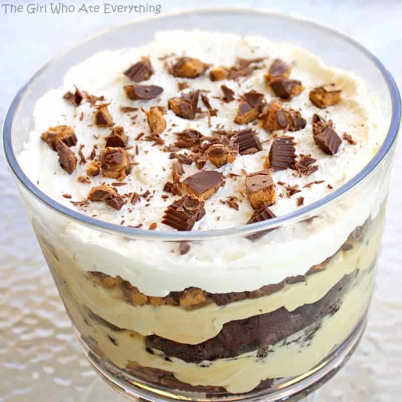 Peanut Butter Cup Trifle | The Girl Who Ate Everything