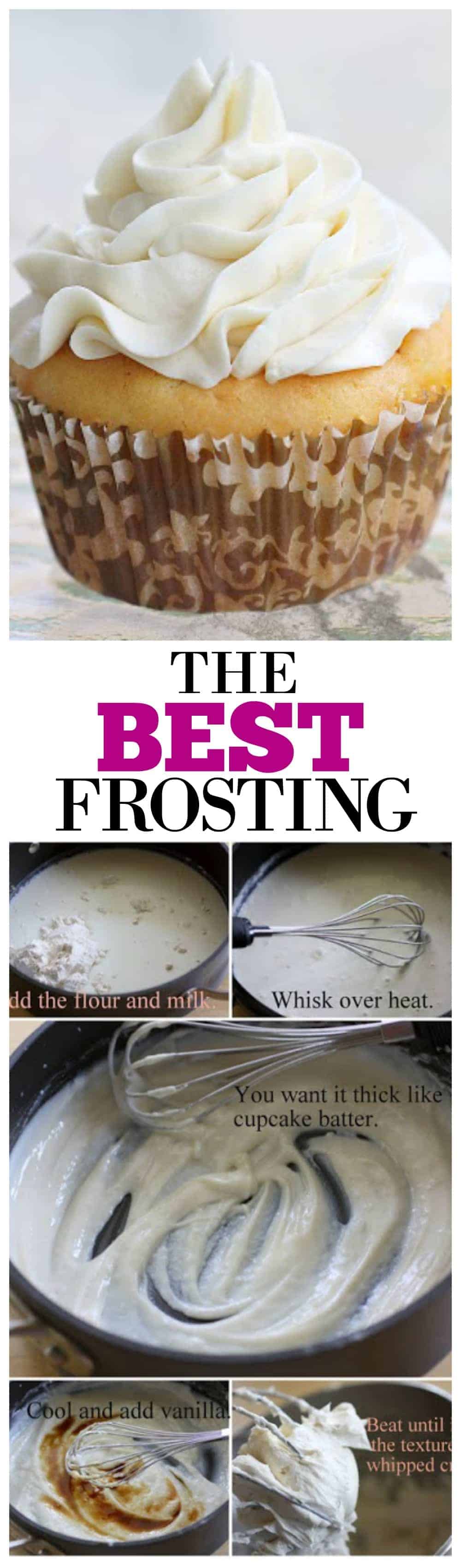 The Best Frosting - light, not so sweet, and originally meant for red velvet! the-girl-who-ate-everything.com