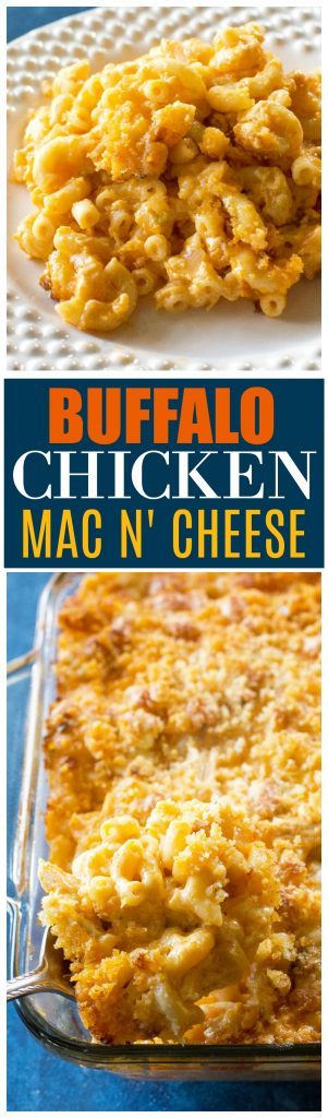 Buffalo Chicken Mac and Cheese - The Girl Who Ate Everything