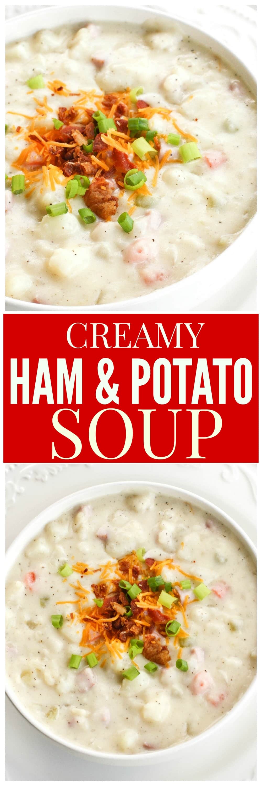 Ham and Potato Soup - so comforting and warm on a cold day!