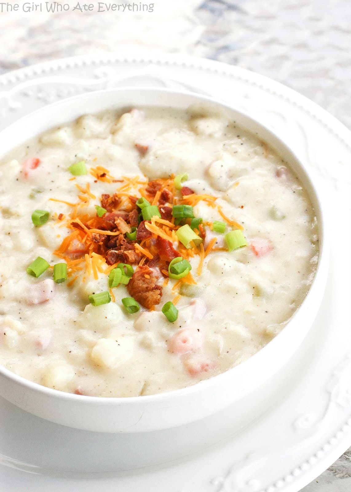 Ham and Potato Soup - so comforting and warm on a cold day!
