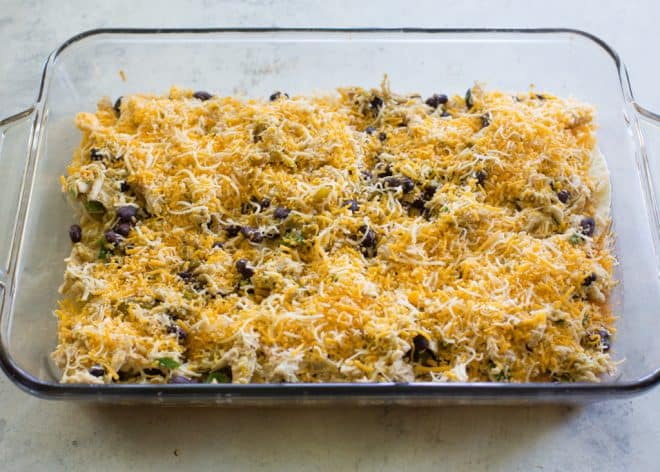 cheese and black beans