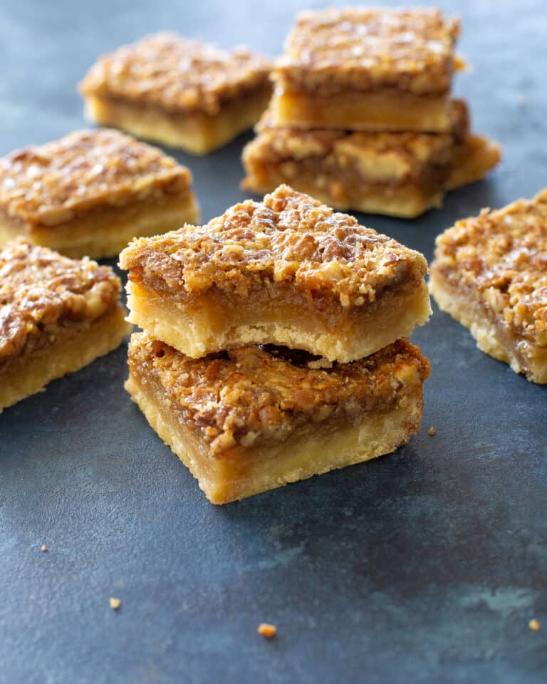 Pecan Pie Bars Recipe - The Girl Who Ate Everything