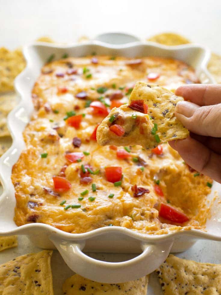Hot BLT Dip Recipe - The Girl Who Ate Everything
