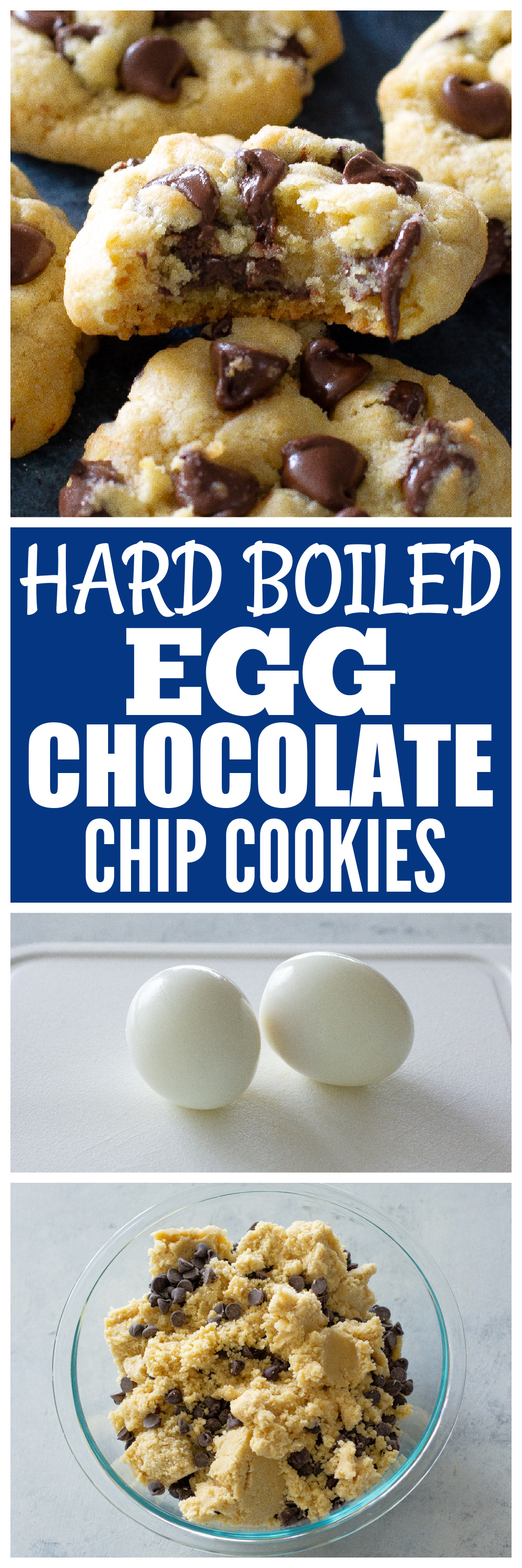 Hard Boiled Egg Chocolate Chip Cookies