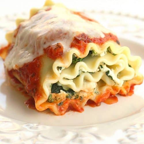 Healthy Spinach Lasagna Rolls The Girl Who Ate Everything