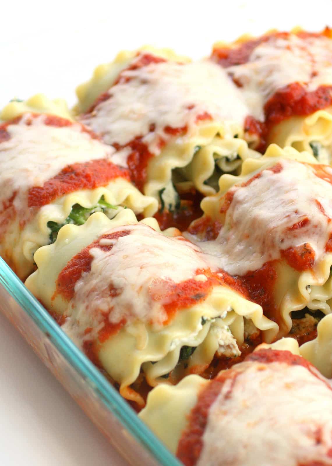 Healthy Spinach Lasagna Rolls The Girl Who Ate Everything