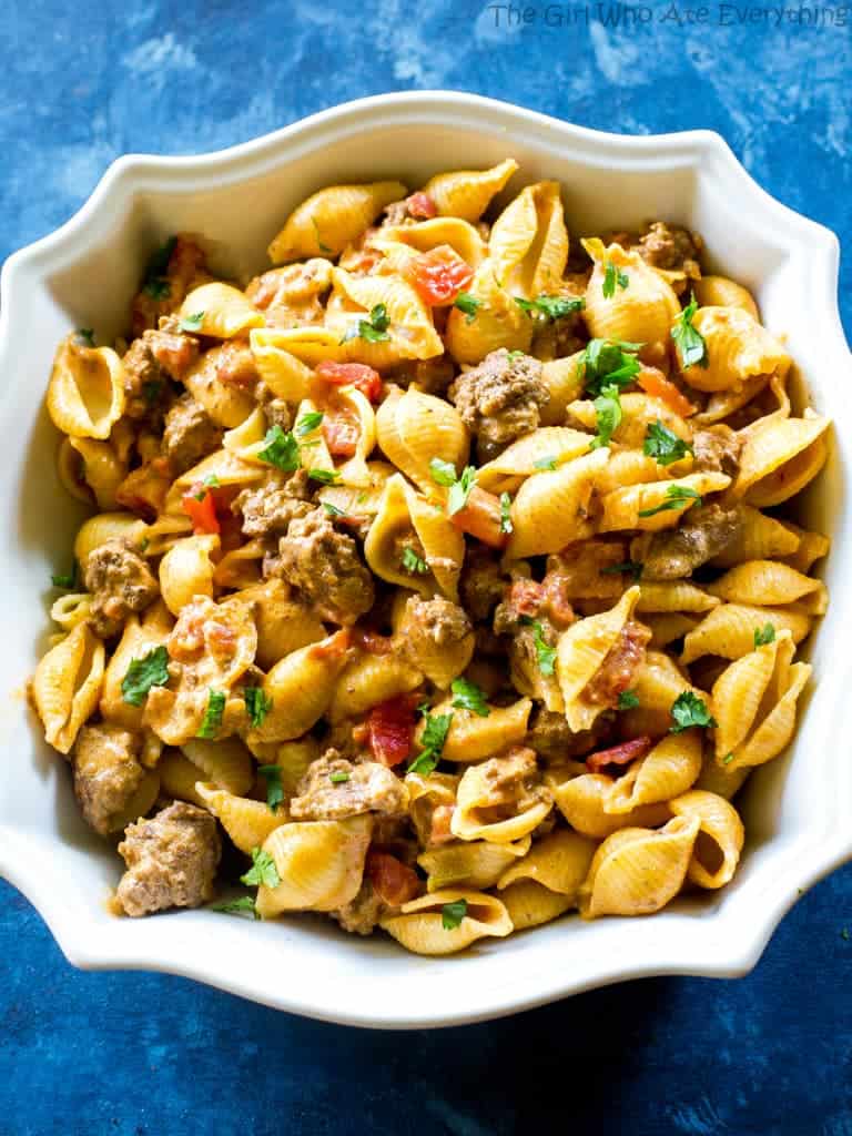 Easy Taco Pasta Recipe The Girl Who Ate Everything
