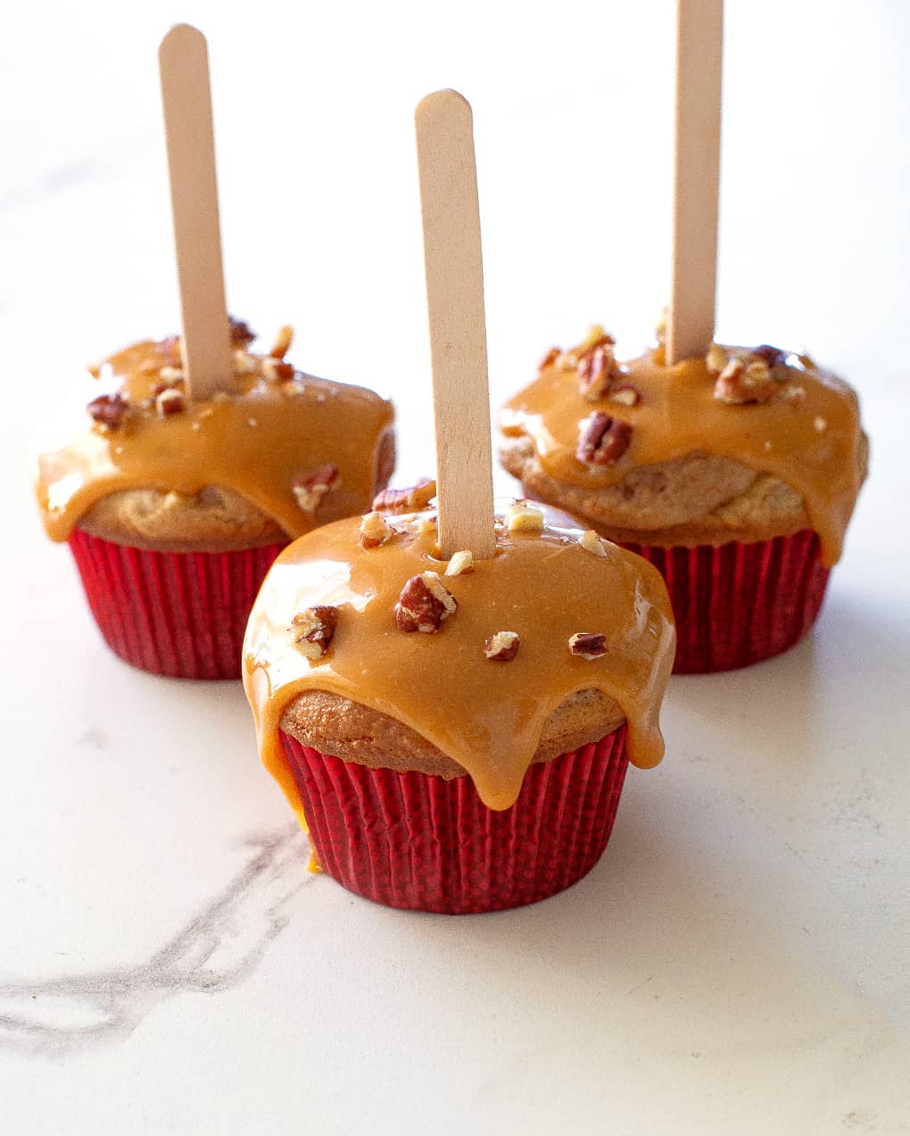 Caramel Apple Cupcakes