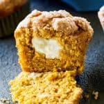 Pumpkin Cream Cheese Muffins - hands down one of my favorite muffins ever! the-girl-who-ate-everything.com