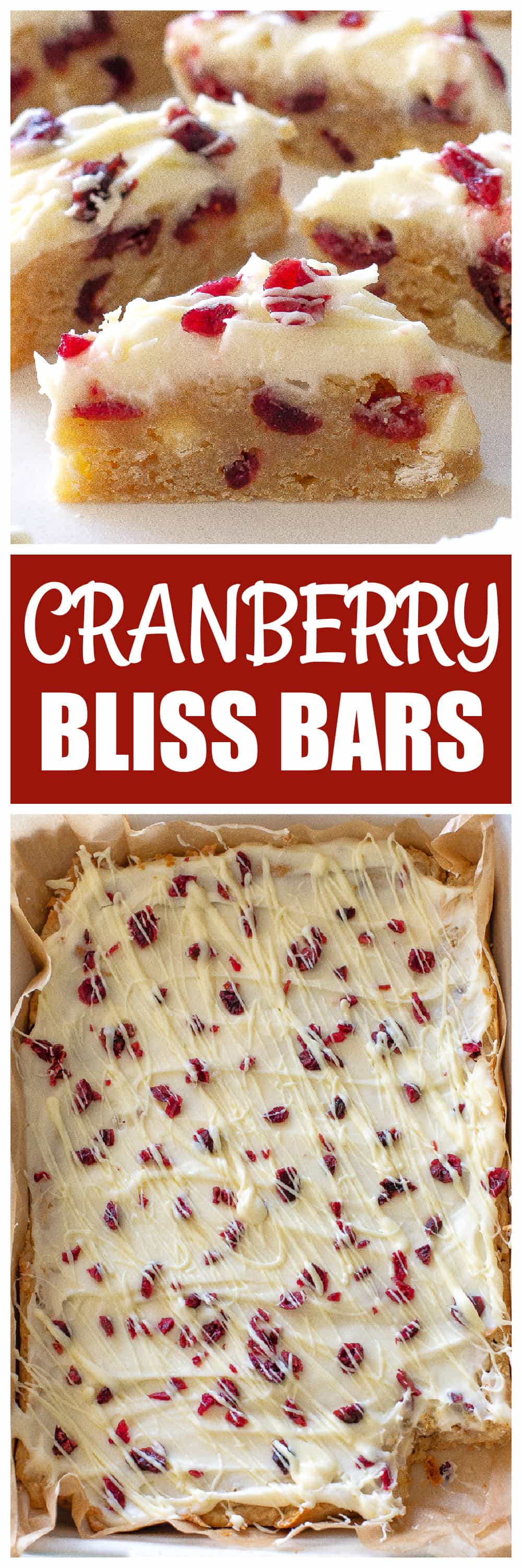 Cranberry Bliss Bars 
