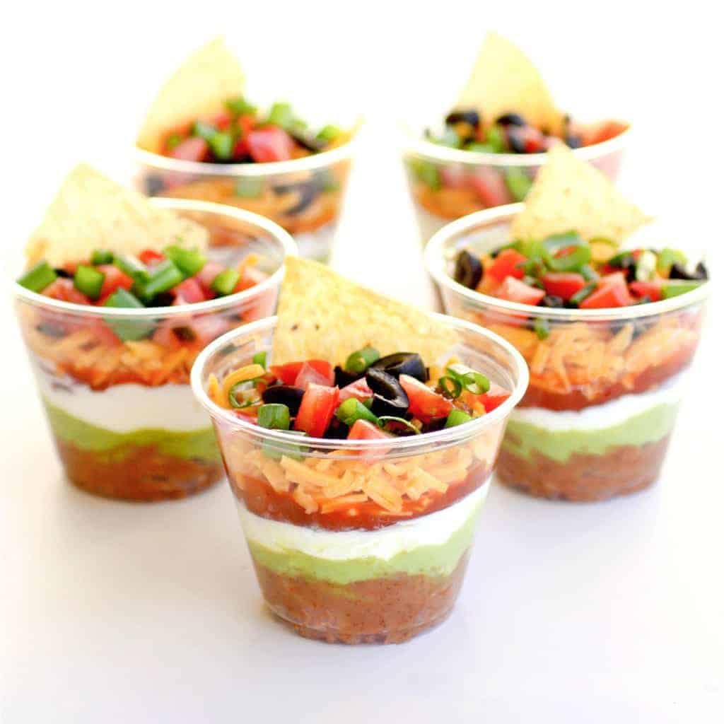 Individual Seven-Layer Dips