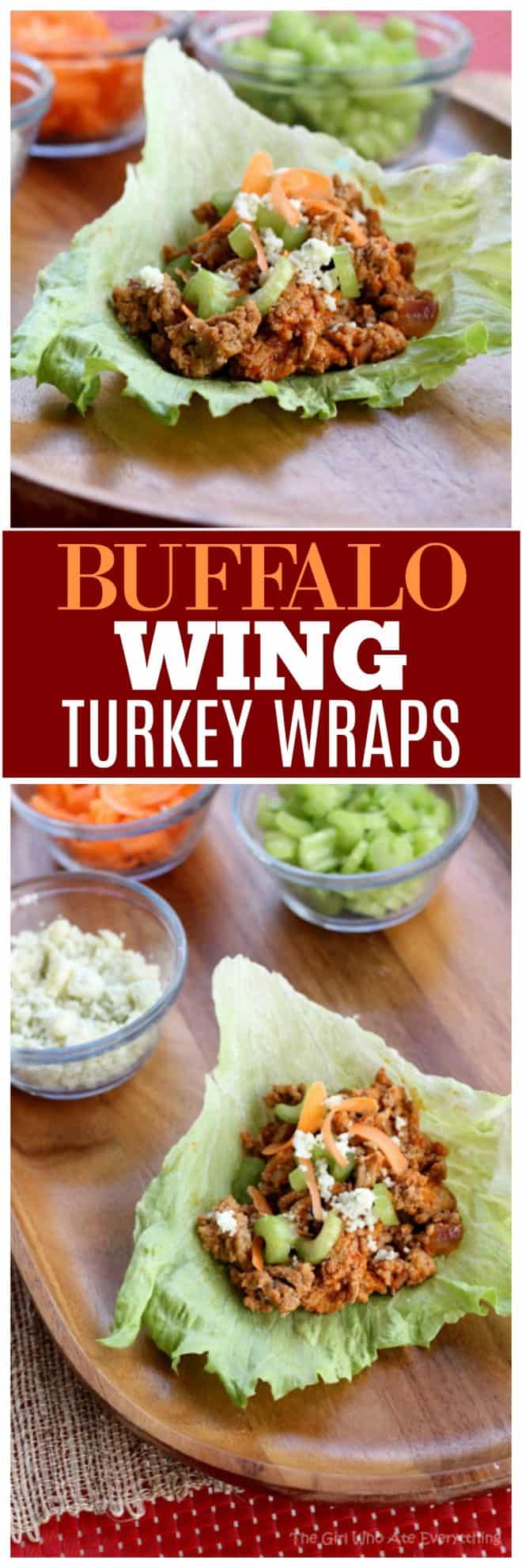 Buffalo Wing Turkey Lettuce Wraps