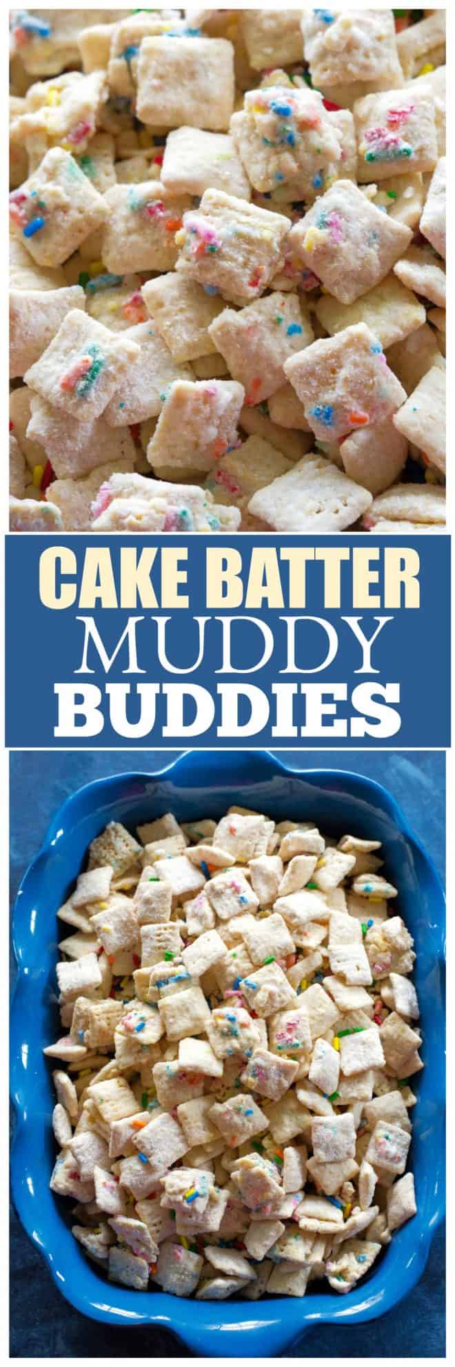 Cake Batter Muddy Buddies