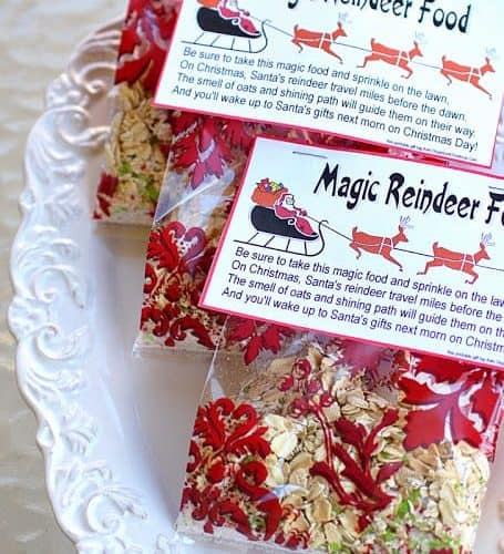 Santa's Magic Key & Reindeer Food Christmas Eve Activity Box idea 