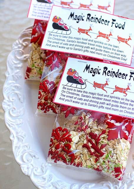 With Poem Christmas Eve Box Filler Magical Glitter Reindeer Food 