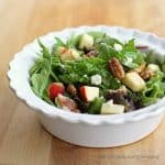 Candied Pecan, Apple, and Gorgonzola Salad