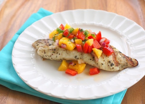 Grilled Tilapia With Mango Salsa