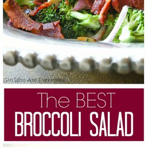 The BEST Broccoli Salad - believe me I've tried them all but this is the best Broccoli Salad out there. the-girl-who-ate-everything.com