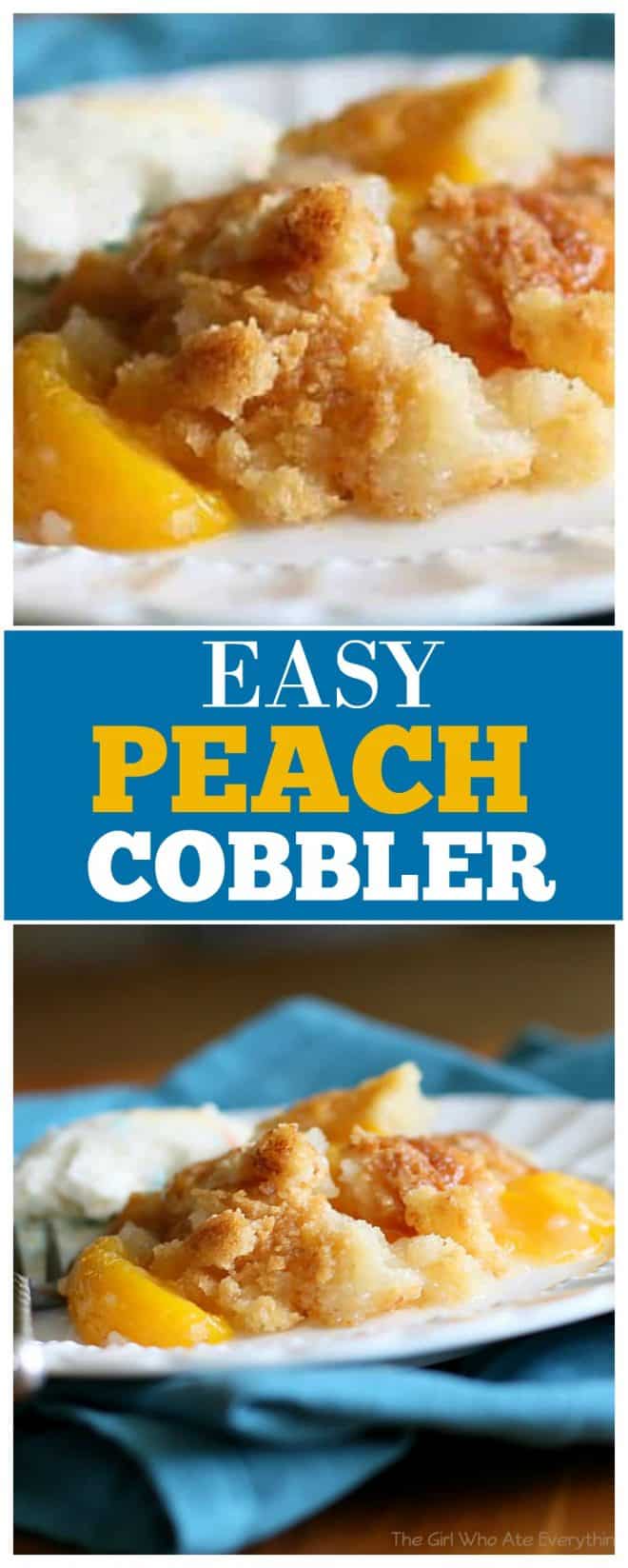 Easy Peach Cobbler