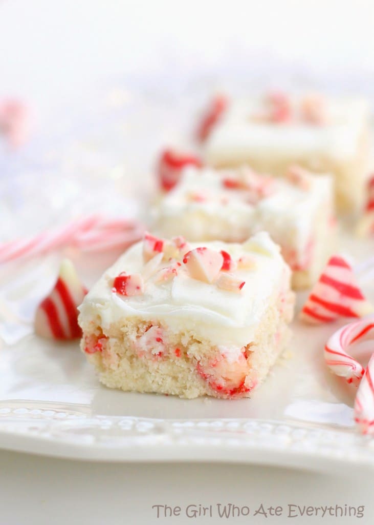 Candy Cane Kisses Bars | The Girl Who Ate Everything