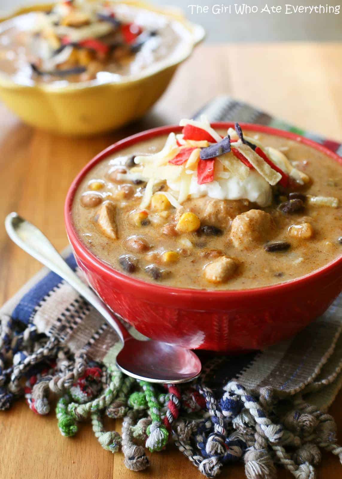 Spicy Chicken Enchilada Soup