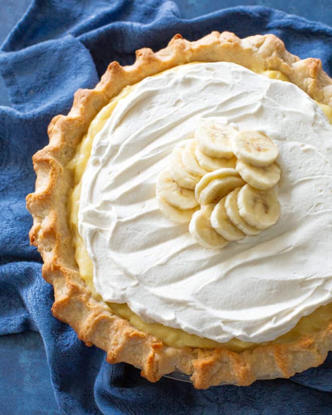 The Best Banana Cream Pie Recipe (+VIDEO) - The Girl Who Ate Everything