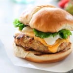 Cheddar Chicken Ranch Burgers | The Girl Who Ate Everything
