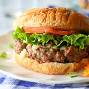 Blue Cheese Burgers | The Girl Who Ate Everything