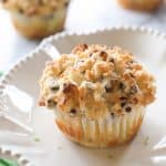 Coconut Lime Chocolate Chip Muffins
