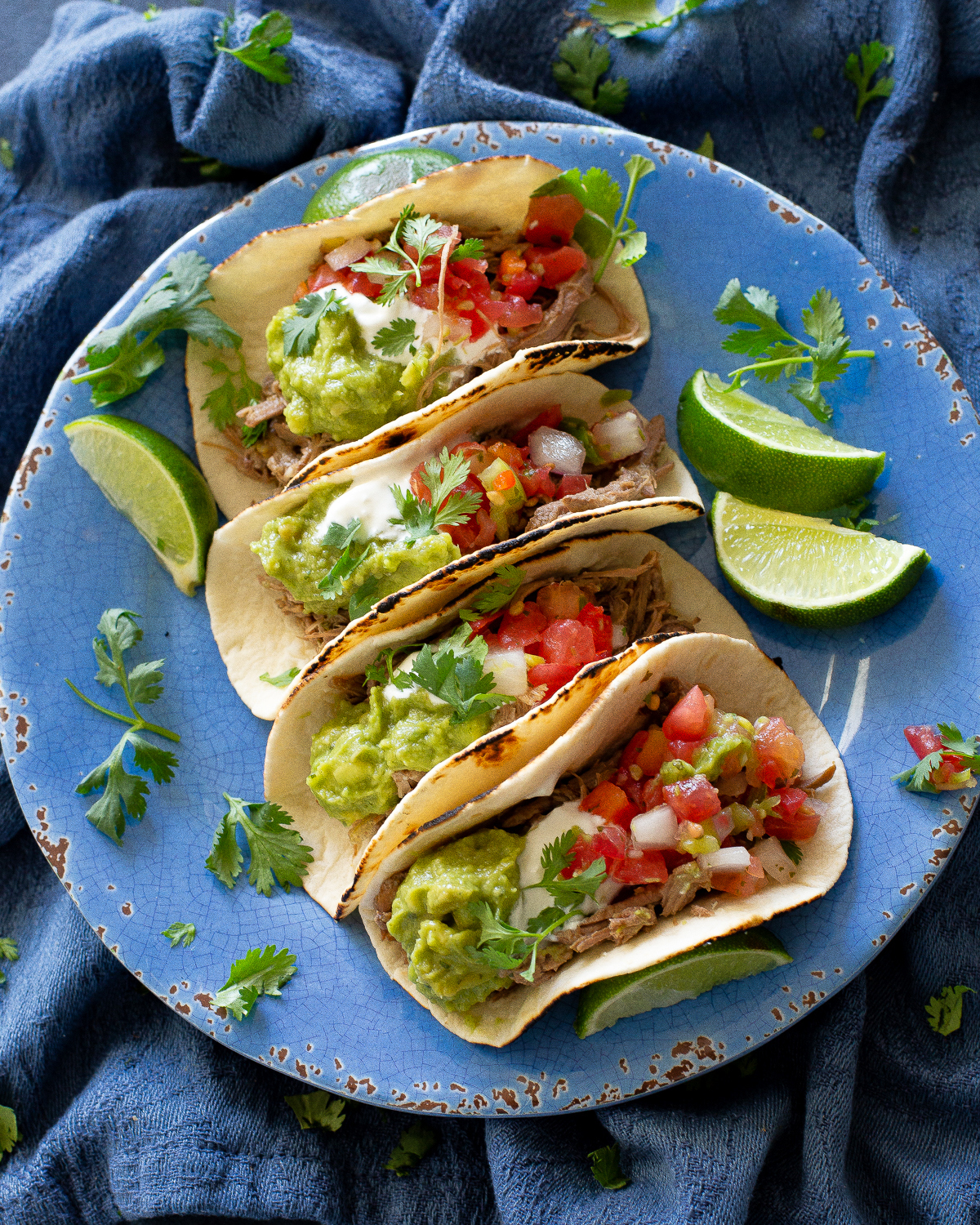 Salsa Verde Beef Tacos