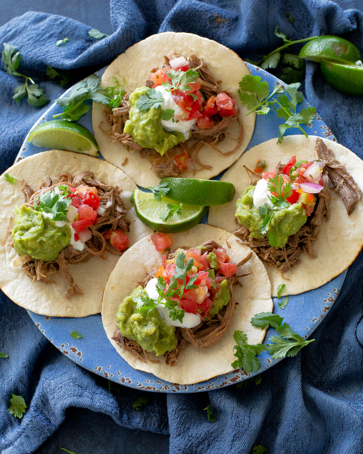 Salsa Verde Beef Tacos
