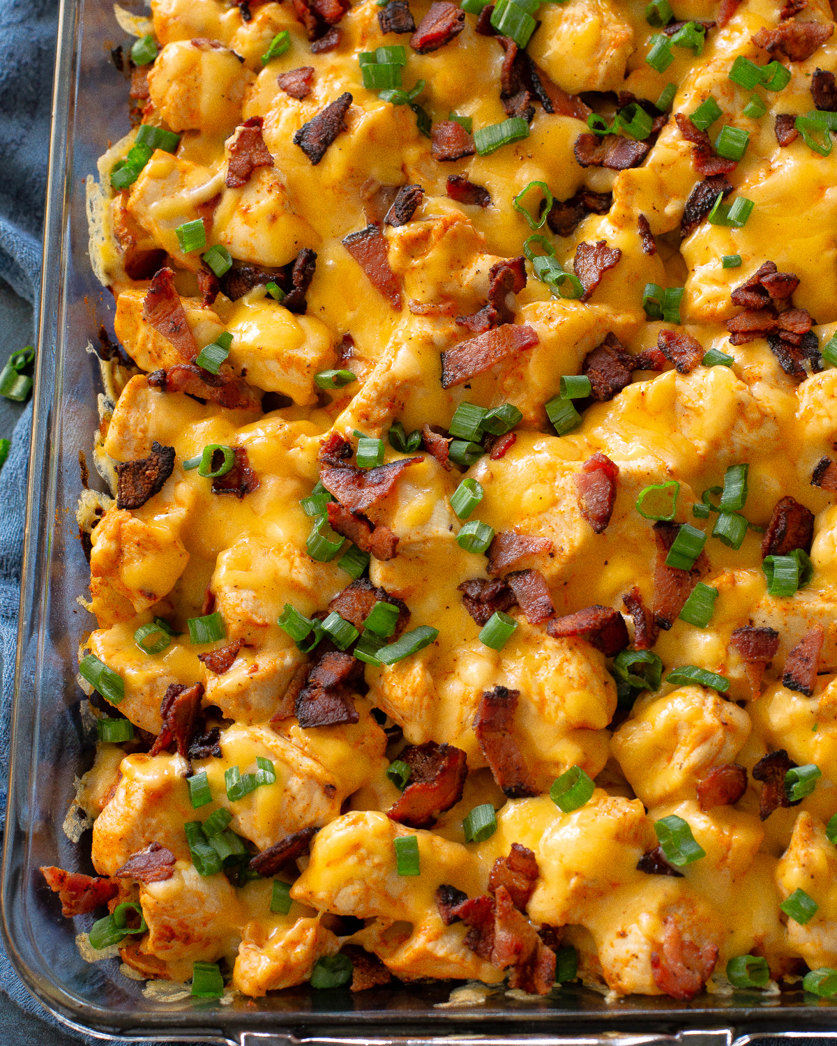 Buffalo Chicken and Potato Casserole