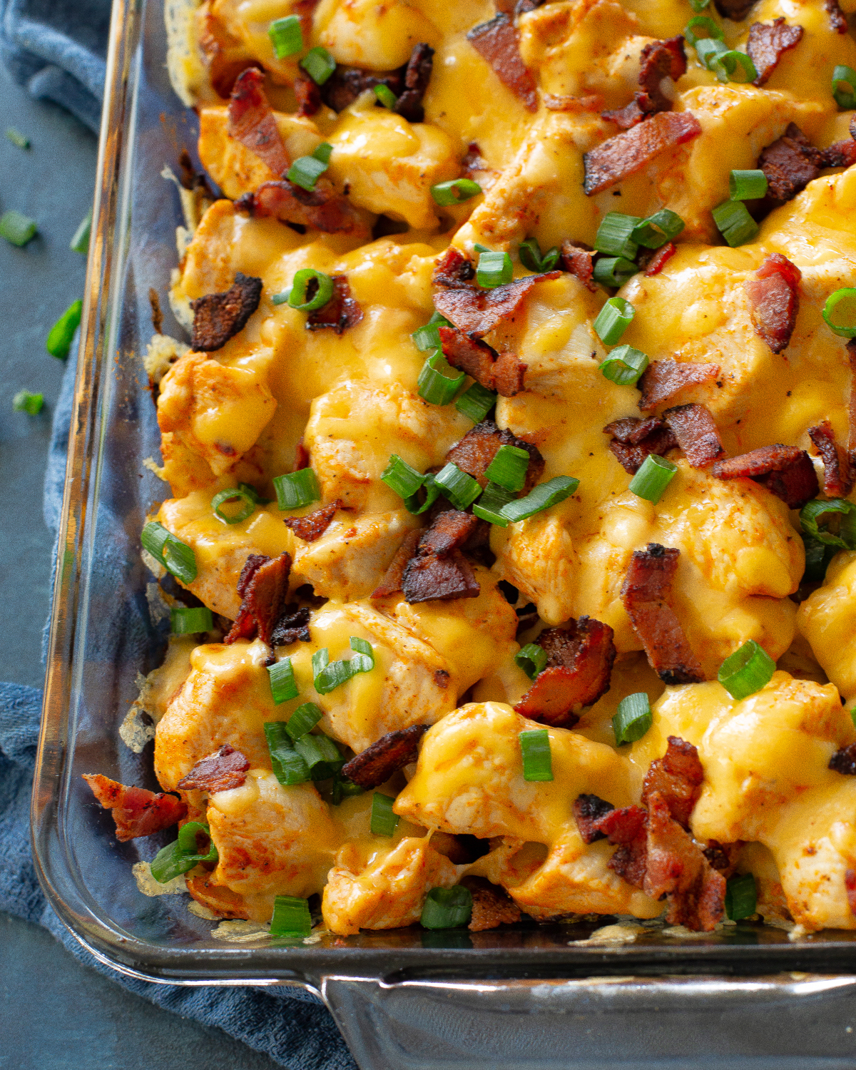 Buffalo Chicken and Potato Casserole